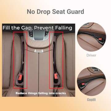 Jtonust No Drop Seat Guard - Easy Car Storage Solution