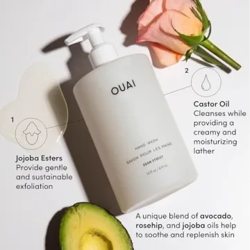 OUAI Hand Wash Refill - Luxurious Exfoliating Liquid Soap