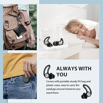 Hearprotek Comfortable Ear Plugs for Sleeping and Travel