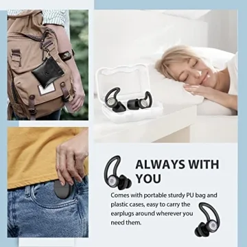 Hearprotek Comfortable Ear Plugs for Sleeping and Travel