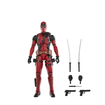 Marvel Legends Series Deadpool, Deadpool & Wolverine Collectible 6 Inch Action Figure for Adults Age...