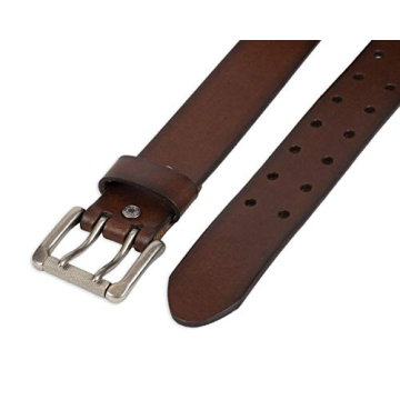 Levi's Men's Double Prong Casual Belt Durable Brown Leather