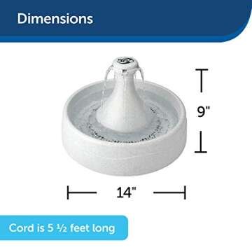 PetSafe Drinkwell 360 Multi Pet Drinking Fountain - Customizable Automatic Water Dispenser for Cats ...