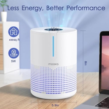 Portable MOOKA Air Purifier for Fresh Air Anywhere