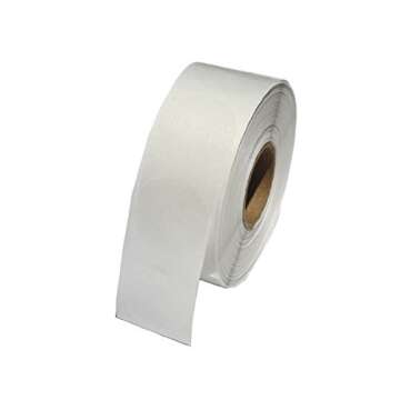 LabelValue.com | Clear Circle Labels 1 Inch Round Wafer Seals, 1000 labels per roll, 1 roll per pack...