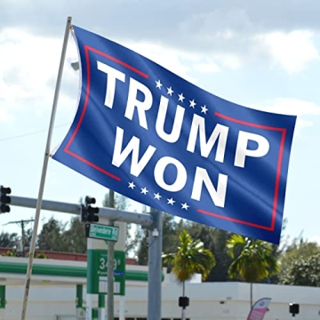 SOULBUTY Trump Won Flag 3x5 Durable Outdoor Flag