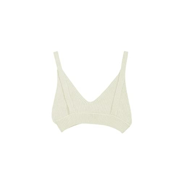 Chic SweatyRocks Women's V Neck Slim Fit Knit Crop Top