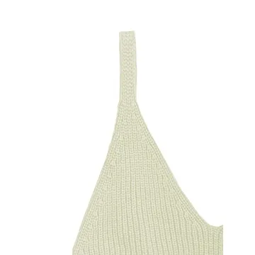 Chic SweatyRocks Women's V Neck Slim Fit Knit Crop Top