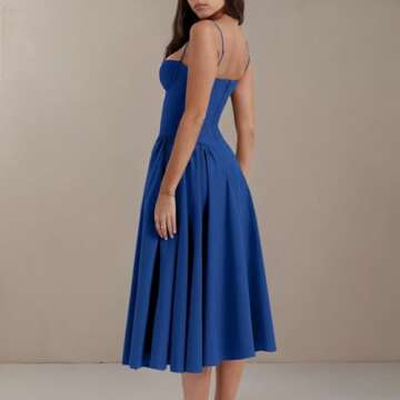 Floral Corset Dress for Women Elegant Sleeveless Sundress