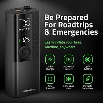 Airmoto Tire Inflator - Portable Smart Air Compressor