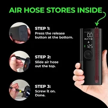 Airmoto Tire Inflator - Portable Smart Air Compressor