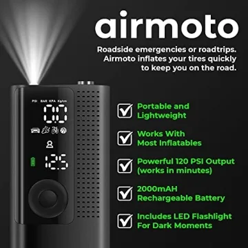 Airmoto Tire Inflator - Portable Smart Air Compressor
