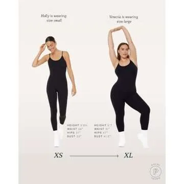 PAVOI ACTIVE Women's Workout Jumpsuit | Adjustable Straps