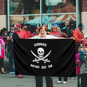 Goonies Never Say Die Flag 3x5 Vibrant Home Decoration