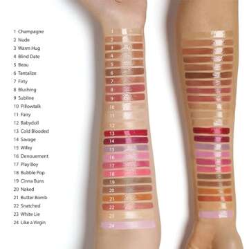 Ruby Kisses Butter Bomb Gloss Non-Sticky Lip Gloss - Natural Nude