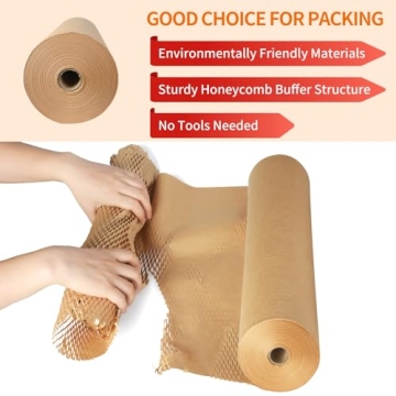 Honeycomb Packaging Paper - Eco-Friendly Moving and Shipping Supplies