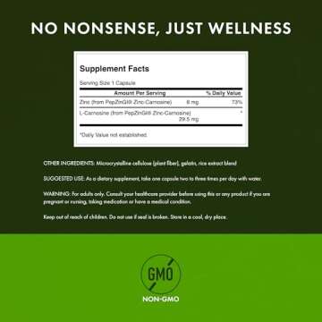 Swanson Ultra Zinc Carnosine Natural Digestive Support