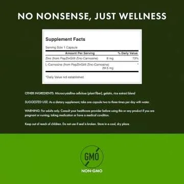 Swanson Ultra Zinc Carnosine Natural Digestive Support