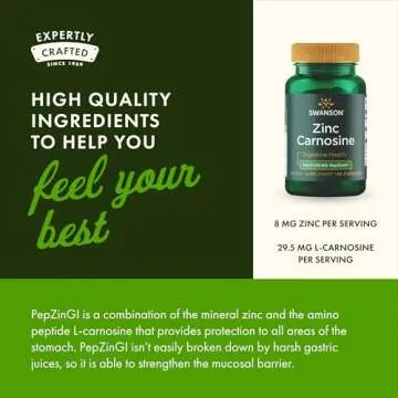 Swanson Ultra Zinc Carnosine Natural Digestive Support
