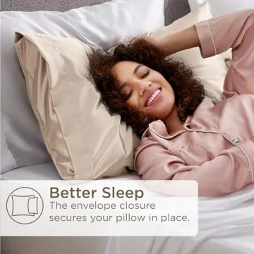 Bedsure Satin Pillowcase Set for Hair and Skin Care