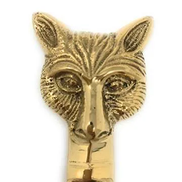 Madison Bay Company Polished Brass Fox Letter Opener, 6 Inches Long