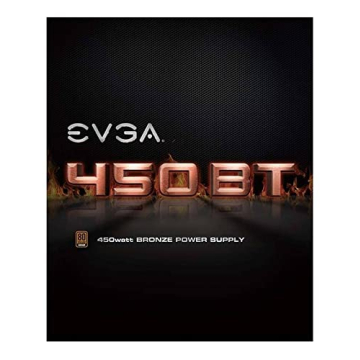 Reliable EVGA 450 BT 450W Power Supply for Gaming