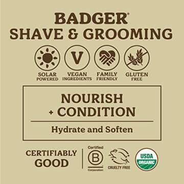 Badger Beard Oil - Organic & Non-Greasy Moisturizer