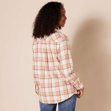 Amazon Essentials Women's Classic-Fit Flannel Shirt