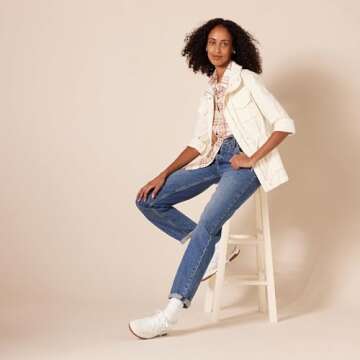 Amazon Essentials Women's Classic-Fit Flannel Shirt