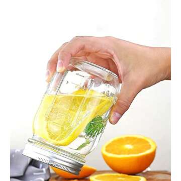 Durable Wide Mouth Canning Lids & Rings for Mason Jars