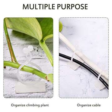 200 Plant Climbing Wall Fixture Clips for Indoor Plants