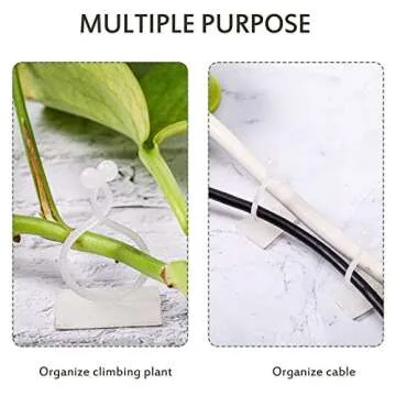 200 Plant Climbing Wall Fixture Clips for Indoor Plants