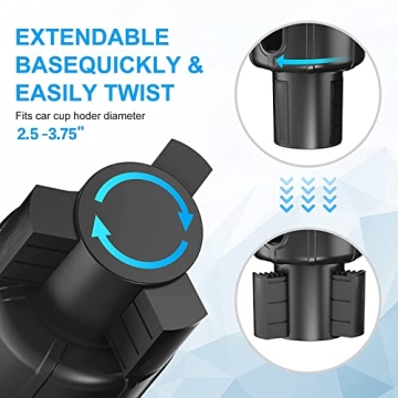 Adjustable NARUNDREN Car Cup Holder Expander Adapter