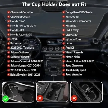 Adjustable NARUNDREN Car Cup Holder Expander Adapter