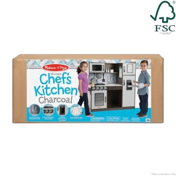 Melissa & Doug Wooden Chef’s Play Kitchen with Ice Dispenser