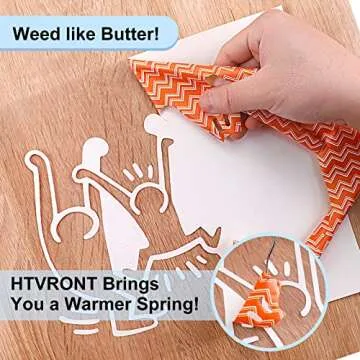 Vibrant HTVRONT Pattern Heat Transfer Vinyl Bundle for Easy Crafting