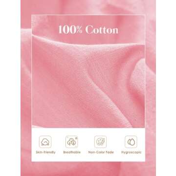 VXVGER Swimsuit Coverup for Women Casual V Neck Bathing Suit Cover Ups Button Down Beach Bikini Swimwear Cover up Dress Shirt(Pink,L)