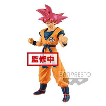 Banpresto Dragonball Super Movie Cyokoku Buyuden-Super Saiyan God Son Gokou Toy, Multicolor, (Model:...