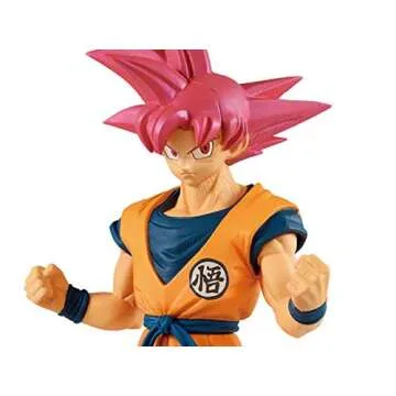 Banpresto Dragonball Super Movie Cyokoku Buyuden-Super Saiyan God Son Gokou Toy, Multicolor, (Model: BP39032_10221)