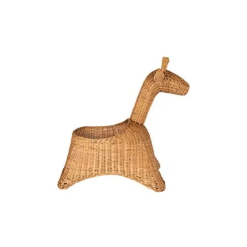 Adorable KOUBOO Wicker Giraffe Storage Basket for Kids