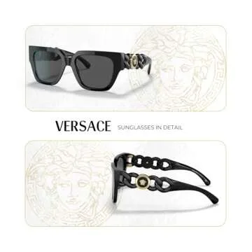 Versace VE4409F Women's Designer Square Sunglasses