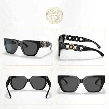 Versace VE4409F Women's Designer Square Sunglasses