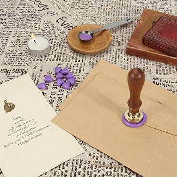 Monstera Leaf Wax Seal Stamp, Yoption Vintage Seal Wax Stamp for Embellishment of Cards Envelopes, Invitations, Wine Packages, Gift Wrapping (Monstera Leaf)