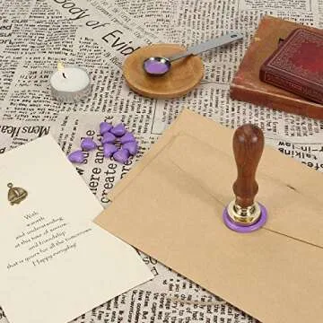 Monstera Leaf Wax Seal Stamp, Yoption Vintage Seal Wax Stamp for Embellishment of Cards Envelopes, Invitations, Wine Packages, Gift Wrapping (Monstera Leaf)