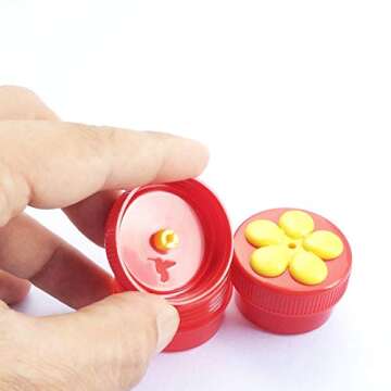 AROMA TREES Handheld Hummingbird Feeders Original Design with Perch—Pack of 5