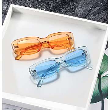 Tskestvy Retro Vintage Sunglasses for Fashion Lovers