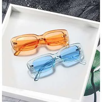 Tskestvy Retro Vintage Sunglasses for Fashion Lovers