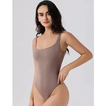 PATTERN HOUR Women's Square Neck Bodysuit for All Occasions