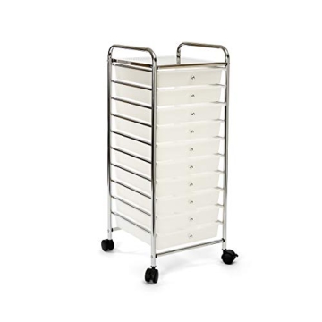 Seville Classics 10-Drawer Rolling Storage Cart - Organize Your Space