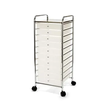 Seville Classics 10-Drawer Rolling Storage Cart - Organize Your Space